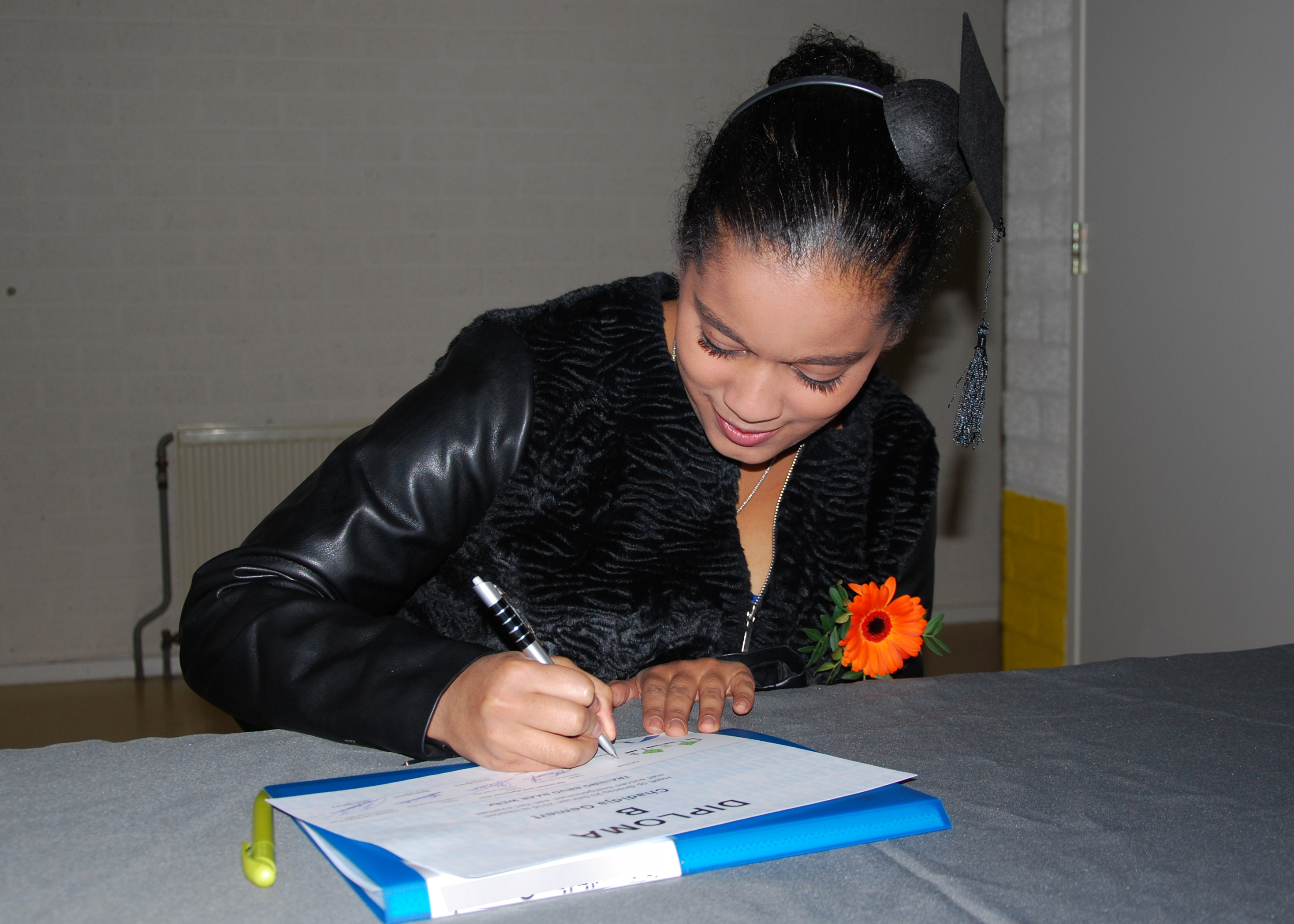 Diploma uitreiking